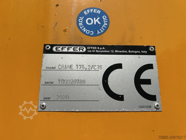 Crane DAF LF 320 FA 19T + Burg BPM 0018 Trailer / Effer 1...