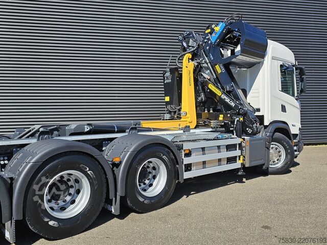 Haakarmsysteem Scania G460 8x4*4 XT / PALFINGER EPSILON Q200 KRAAN + ...