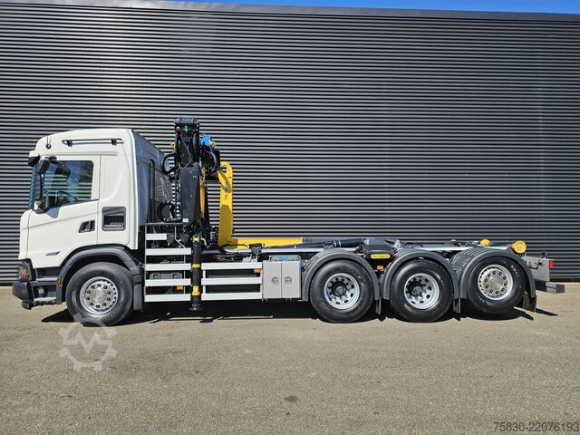 Haakarmsysteem Scania G460 8x4*4 XT / PALFINGER EPSILON Q200 KRAAN + ...