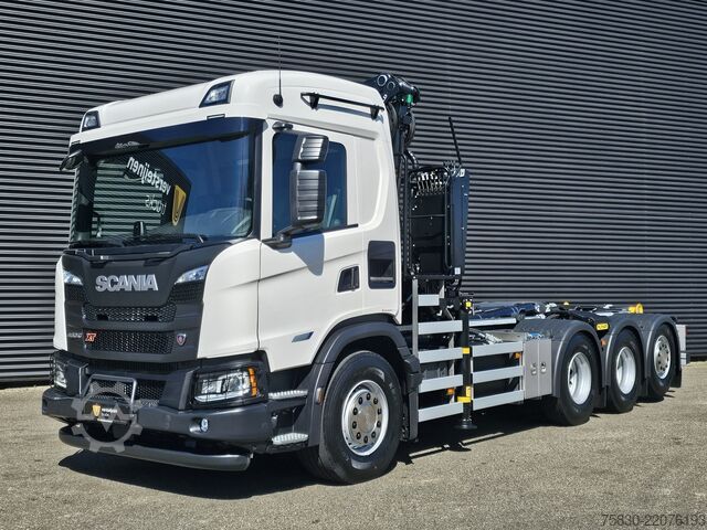 Haakarmsysteem Scania G460 8x4*4 XT / PALFINGER EPSILON Q200 KRAAN + ...