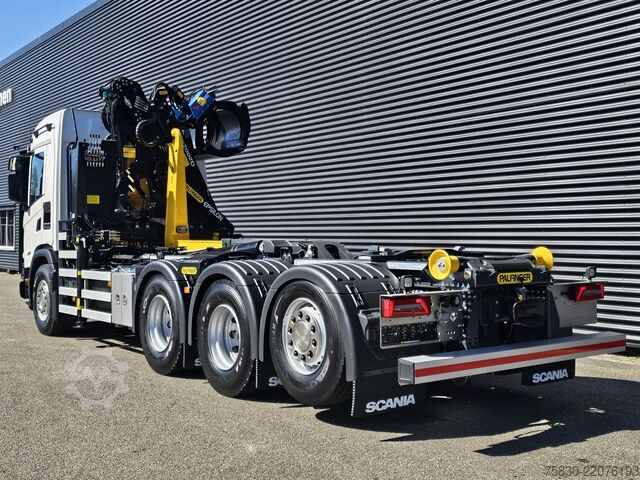Haakarmsysteem Scania G460 8x4*4 XT / PALFINGER EPSILON Q200 KRAAN + ...
