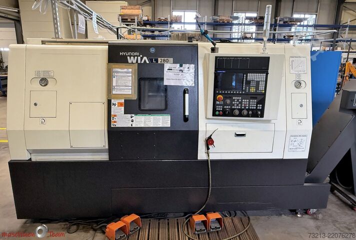 CNC-draaibank met C-as HYUNDAI WIA L280