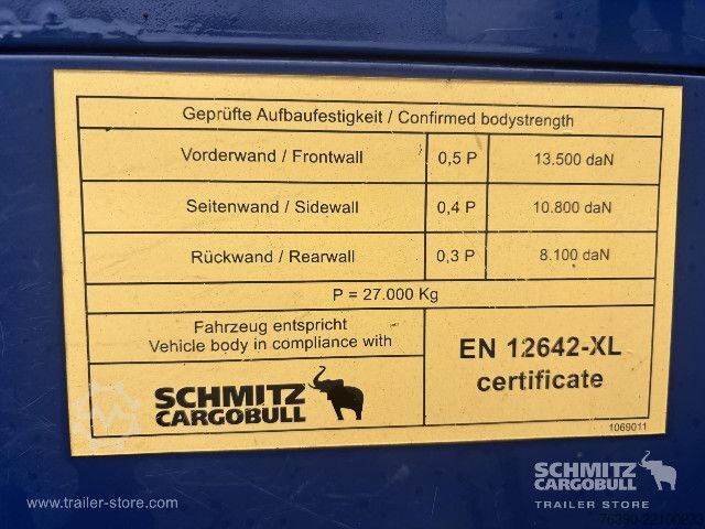 Semiremorcă deschisă cu prelată Schmitz Cargobull Semitrailer Curtainsider Mega