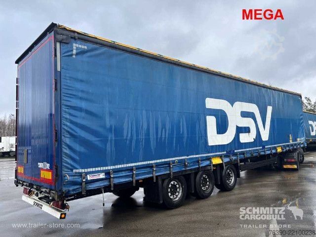 Semiremorcă deschisă cu prelată Schmitz Cargobull Semitrailer Curtainsider Mega