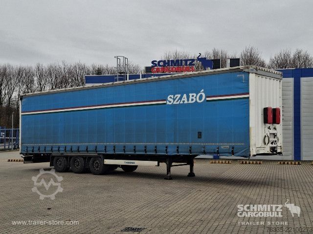 Brandalı açık yarı römork Krone Curtainsider Mega