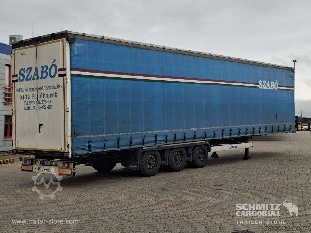 Brandalı açık yarı römork Krone Curtainsider Mega