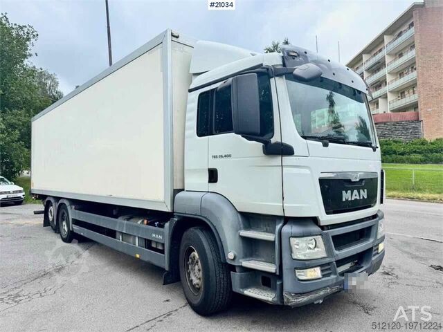 Mala MAN TGS 26.400 6x2 Box truck w/ Full side opening. WAT