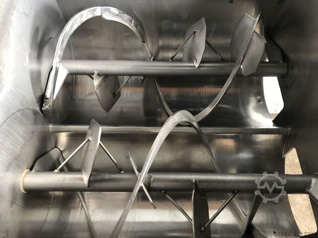 Twin schacht peddel mixer Wolfking 600L TSM