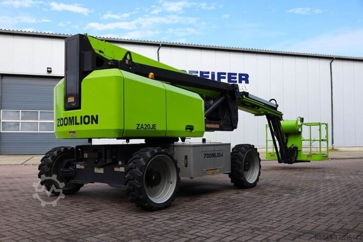 Leddelt teleskopisk arbejdsplatform Zoomlion ZA20JE Fully Electric Lithium-Powered, 4x4 Rough T
