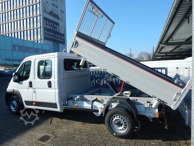 Driezijdige kipper versterkt chassis Peugeot 3-Seitenkipper Neuwagen SOFORT Doka Anhängerkupplung Klima Bluetooth