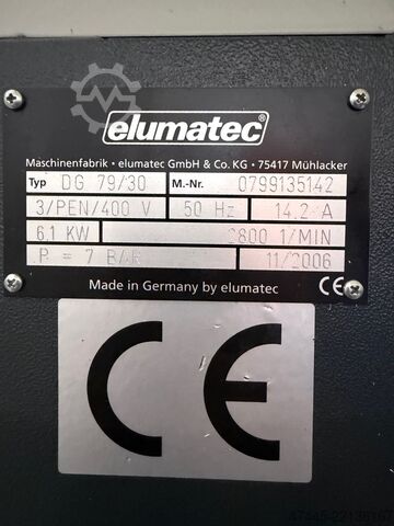 Kettős gérvágó fűrész Elumatec DG 79