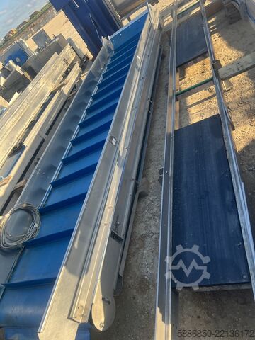 Τροφοδοτικός μεταφορέας με ωθητήρες Inox 480 x 90 εκ.  