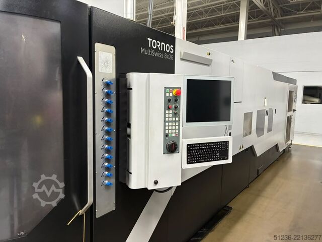 αυτόματο τόρνο TORNOS MultiSwiss 8x26