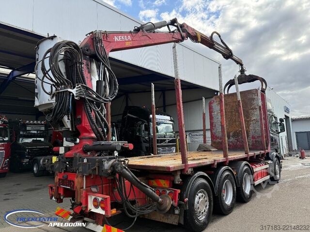 Tømmertransportør Scania R620 V8 8x4, Kesla 2012T, Euro 5