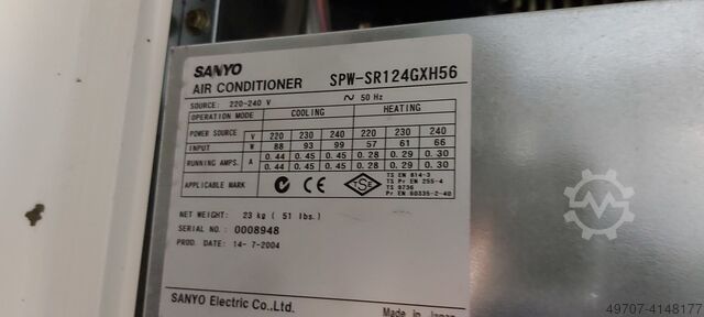 Condicionador de ar SANYO SPW-SR124GXH56