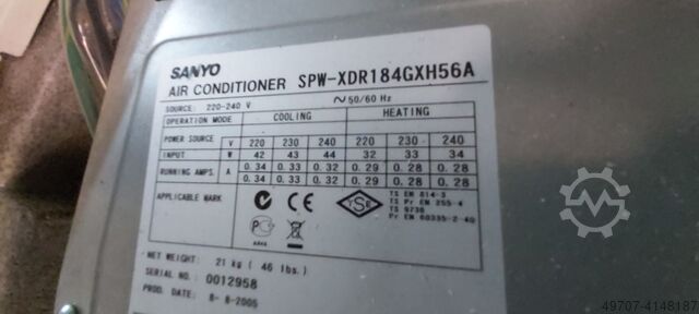 Condicionador de ar SANYO SPW-XDR94GXH56(B)