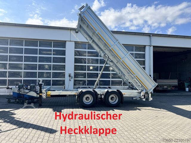 Sklopný přívěs Möslein TTD 19 B  19 t Tandemkipper- Tieflader hydraulischer Klappe Breitbereifung