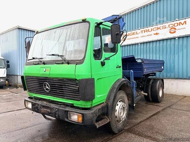 Avfallsbil Mercedes-Benz 1617 C 4x2 KIPPER WITH CRANE (6-CILINDER ENGINE...