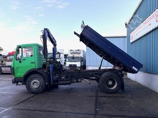 Avfallsbil Mercedes-Benz 1617 C 4x2 KIPPER WITH CRANE (6-CILINDER ENGINE...