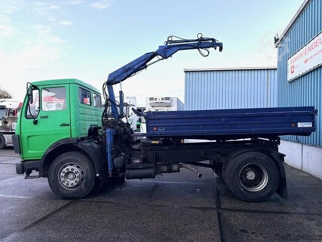 Avfallsbil Mercedes-Benz 1617 C 4x2 KIPPER WITH CRANE (6-CILINDER ENGINE...
