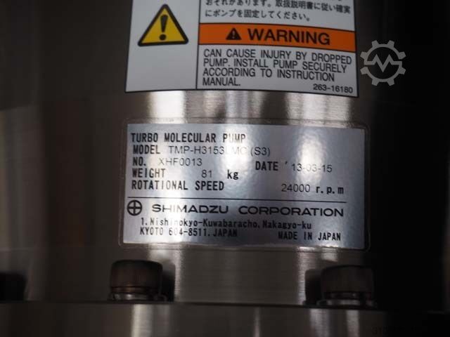 Turbo moleculair pomp Shimadzu TMP H3135LMC