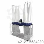 Mobiel afzuigsysteem / systeem voor ruwe lucht Holzkraft ASA 7703