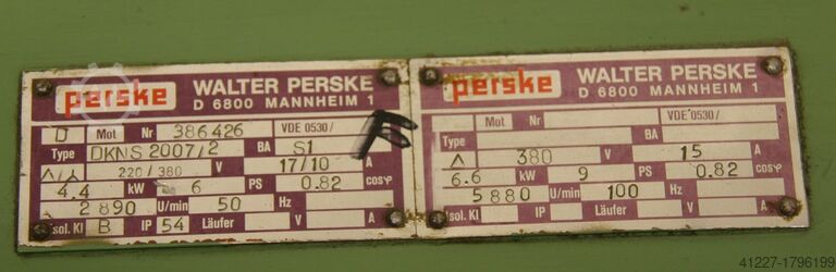 Milling motor for edge processing machines Perske DKNS2007/2