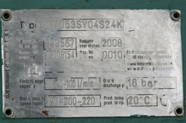 Eksantrik vidalı pompa NEMO NM-053SY04S24K