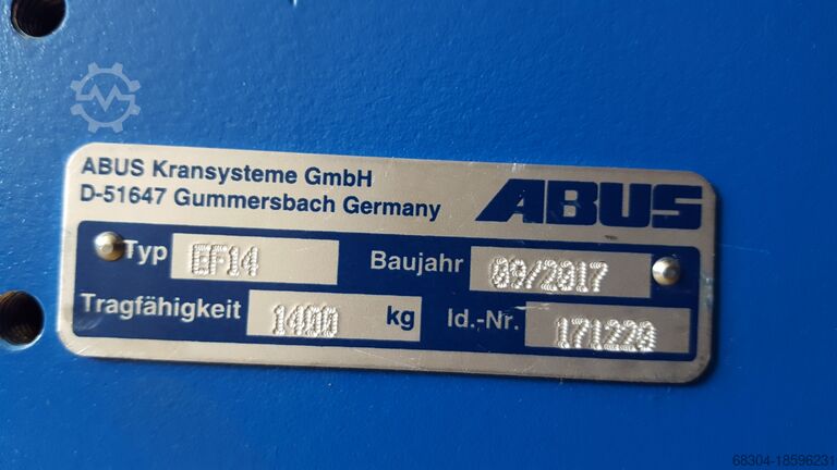 ABUS hijsmotoren / rijmotoren / tandwielkasten ABUS Fahrmotoren / Getriebe / Unterflaschen