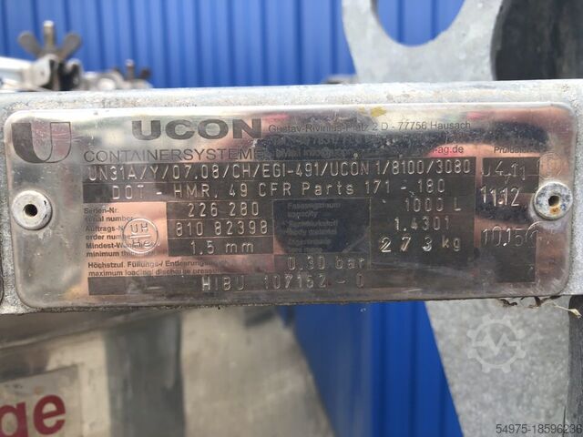 Roestvrijstalen container / tank Ucon