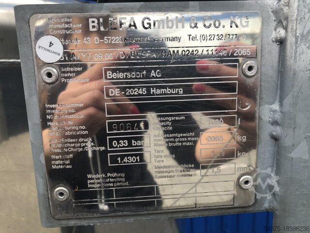 Roestvrijstalen container / tank Ucon