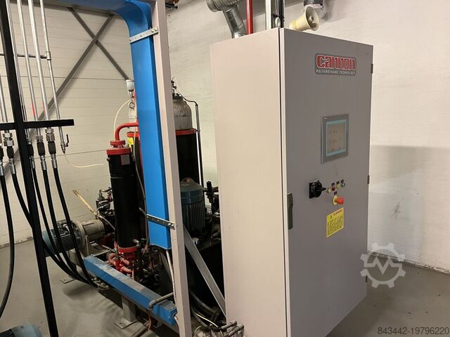 De machine van de polyurethaanverwerking Cannon Afros A System 40 Penta Twin