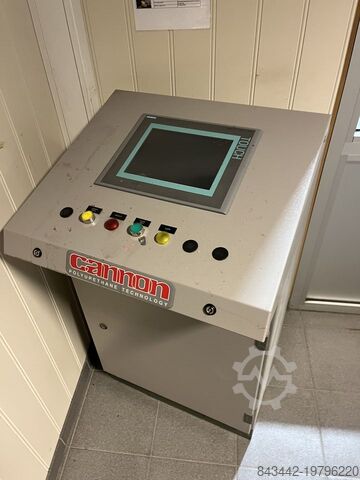 De machine van de polyurethaanverwerking Cannon Afros A System 40 Penta Twin