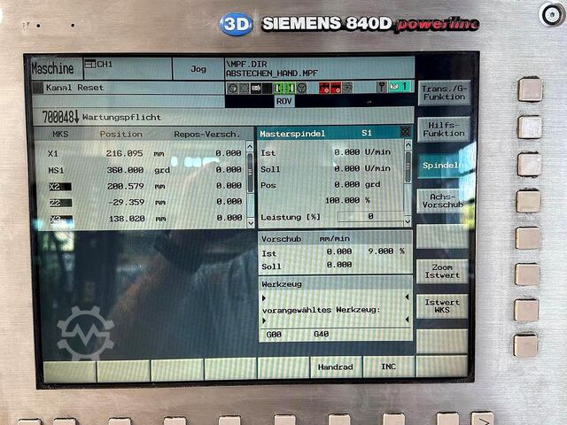 Tornio CNC GILDEMEISTER DMG MSL 60/7