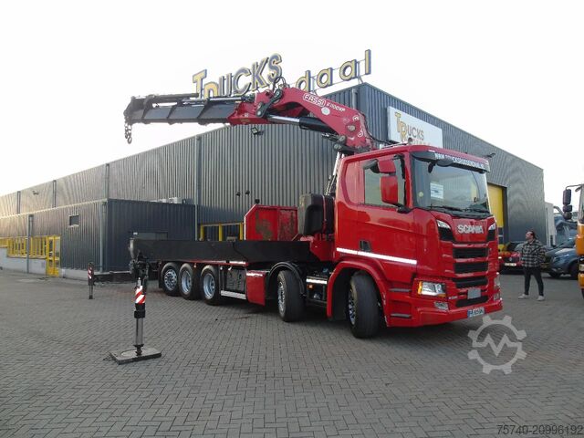 Darus teherautó Scania R 500 + FASSI 110 TON 8x HYDRO + 10x4 + EURO 6