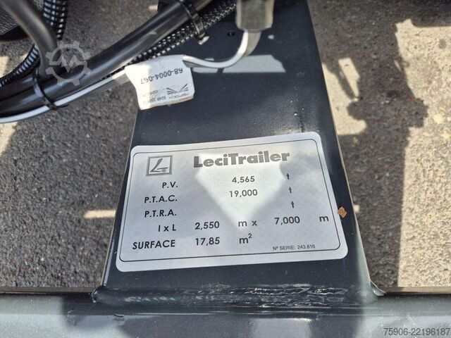 Haakarmaanhangers / containerafzettrailers Lecitrailer PORTE CAISSON
