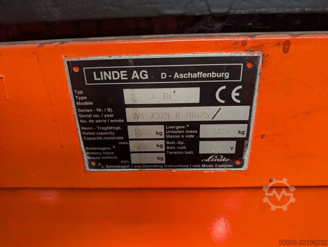 Carretilla elevadora Linde L 10