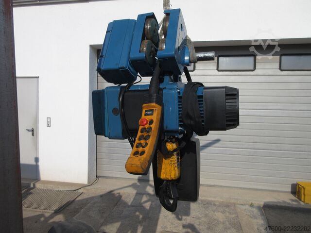 Treuil à chaîne unité de levage grue pont roulant Demag DC Pro Nutzlast 3200KG Kettenzug DC Pro 16-3200 2/1 V4/1 HUB 8m Kran 400V