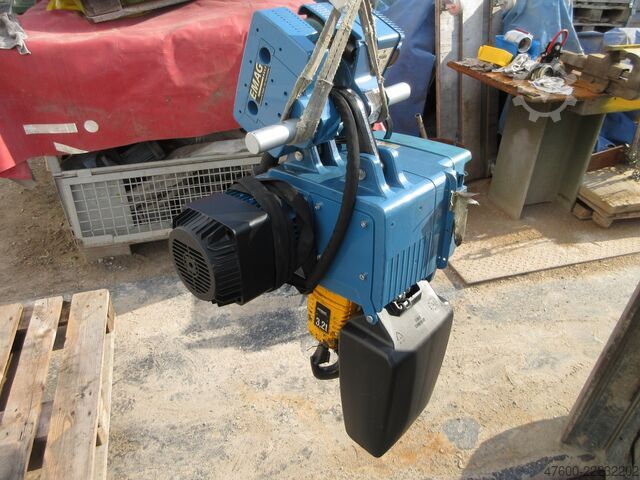 Treuil à chaîne unité de levage grue pont roulant Demag DC Pro Nutzlast 3200KG Kettenzug DC Pro 16-3200 2/1 V4/1 HUB 8m Kran 400V