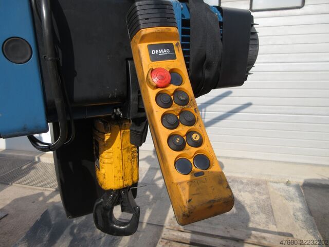 Treuil à chaîne unité de levage grue pont roulant Demag DC Pro Nutzlast 3200KG Kettenzug DC Pro 16-3200 2/1 V4/1 HUB 8m Kran 400V