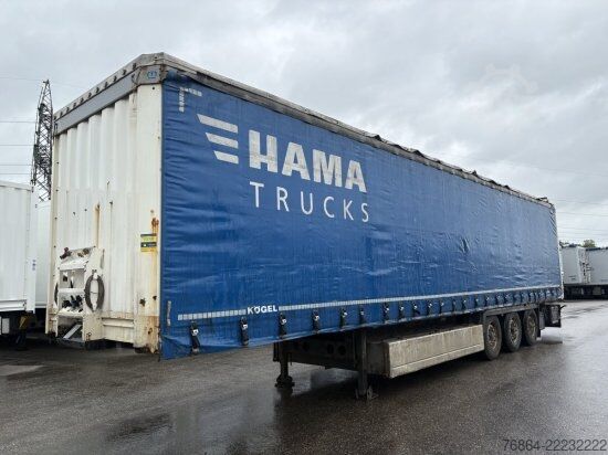 Otevřený návěs s plachtou KRONE SD 24 TAUTLINER, BPW-ACHSEN, LIFTACHSE, EDSCHA-VERDECK,