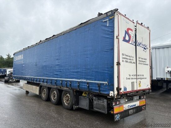 Otevřený návěs s plachtou KRONE SD 24 TAUTLINER, BPW-ACHSEN, LIFTACHSE, EDSCHA-VERDECK,