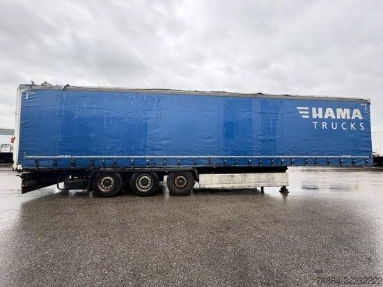 Otevřený návěs s plachtou KRONE SD 24 TAUTLINER, BPW-ACHSEN, LIFTACHSE, EDSCHA-VERDECK,