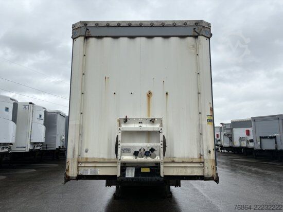 Otevřený návěs s plachtou KRONE SD 24 TAUTLINER, BPW-ACHSEN, LIFTACHSE, EDSCHA-VERDECK,