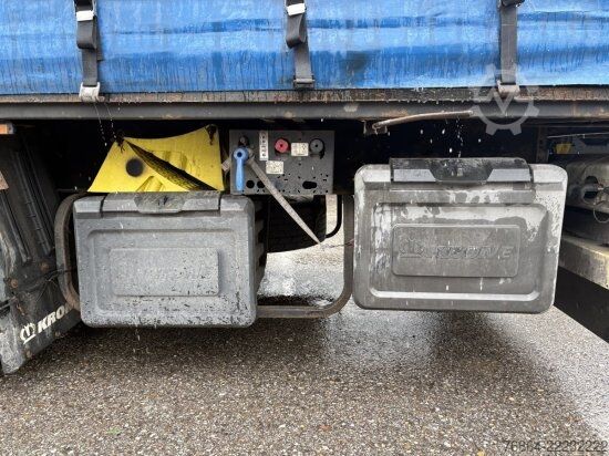Otevřený návěs s plachtou KRONE SD 24 TAUTLINER, BPW-ACHSEN, LIFTACHSE, EDSCHA-VERDECK,