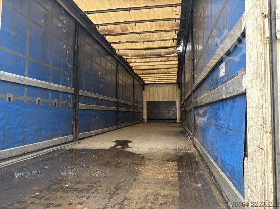 Otevřený návěs s plachtou KRONE SD 24 TAUTLINER, BPW-ACHSEN, LIFTACHSE, EDSCHA-VERDECK,
