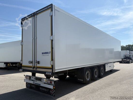 Alacsony rakfelületű félpótkocsi KRONE KüHLAUFLIEGER, TK SLXI 300, LIFTACHSE, DOPPELSTOCK, BLUMENBREITE