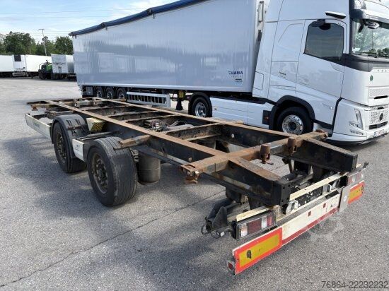 Výměnný podvozek přívěsu KRONE ZZ/DC07 TANDEM-LAFETTE, STANDARD,   BPW-ACHSEN, HECKABSTüTZUNG