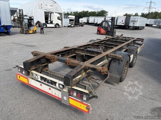 Výměnný podvozek přívěsu KRONE ZZ/DC07 TANDEM-LAFETTE, STANDARD,   BPW-ACHSEN, HECKABSTüTZUNG