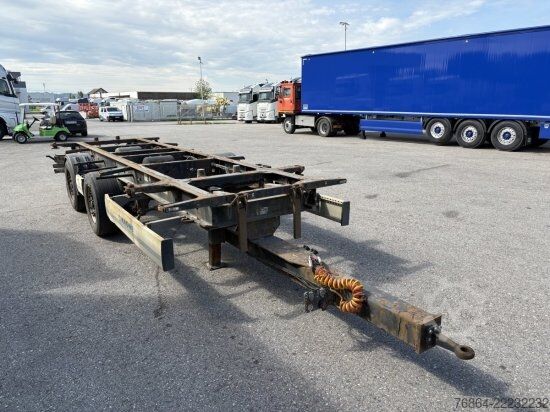 Výměnný podvozek přívěsu KRONE ZZ/DC07 TANDEM-LAFETTE, STANDARD,   BPW-ACHSEN, HECKABSTüTZUNG